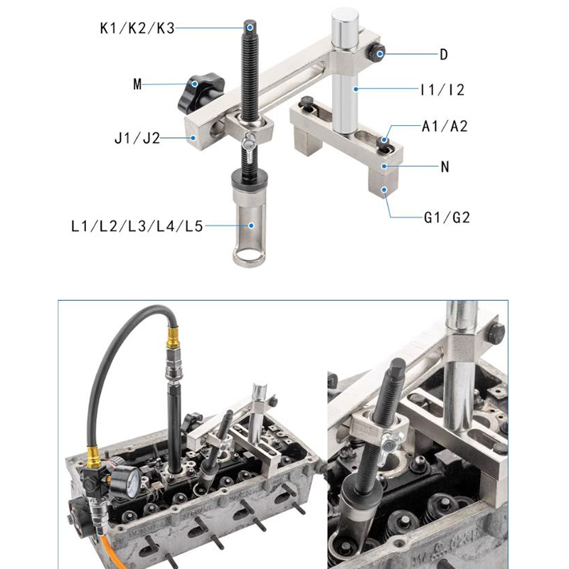 Cylinder Head Service Set Tool - Spring Compressor Tool 评论和价格