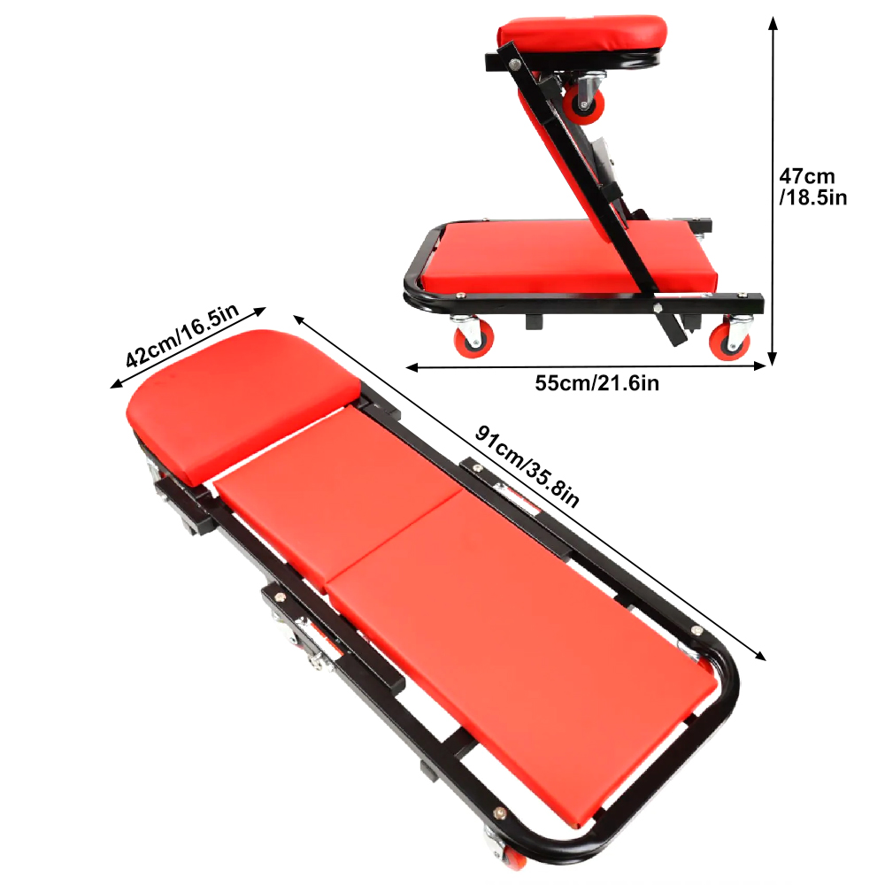 Mechanic Creeper 36-inch 2-in- - Garage Creeper Roller 评论和价格