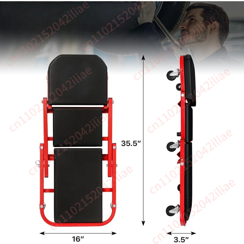 36-inch Folding Car Repair Bed - Garage Creeper Roller 评论和价格