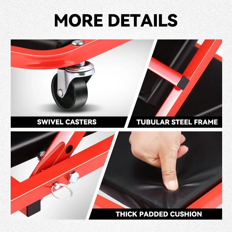 Foldable Z Creeper 2in1 Rollin - Garage Creeper Roller 评论和价格