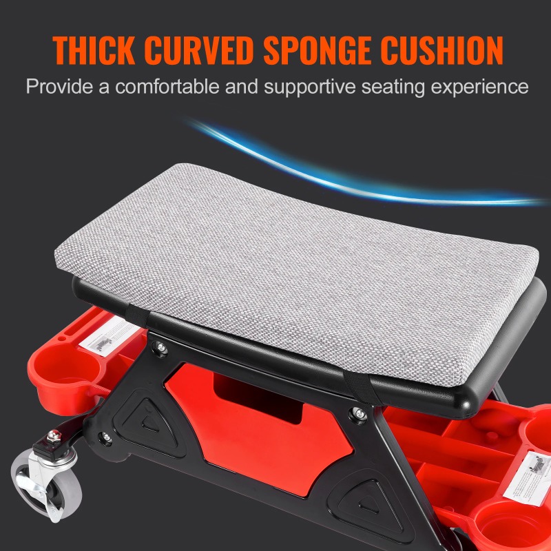 Rolling Mechanic Seat 300 LBS  - Garage Creeper Roller 评论和价格